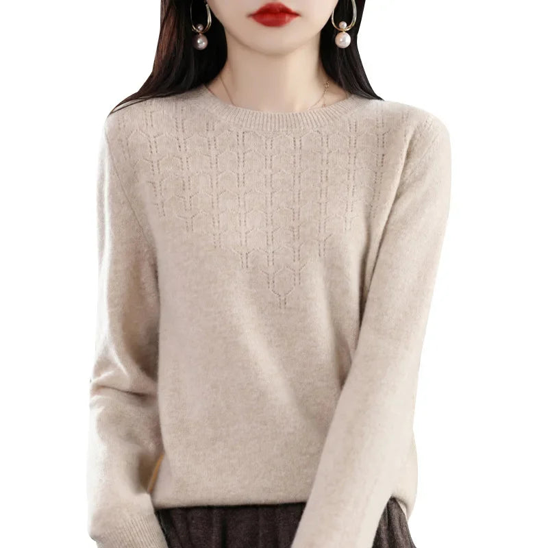 2024 Women Sweaters Autumn Winter Long Sleeve Pullovers Knit wears Warm Pullovers