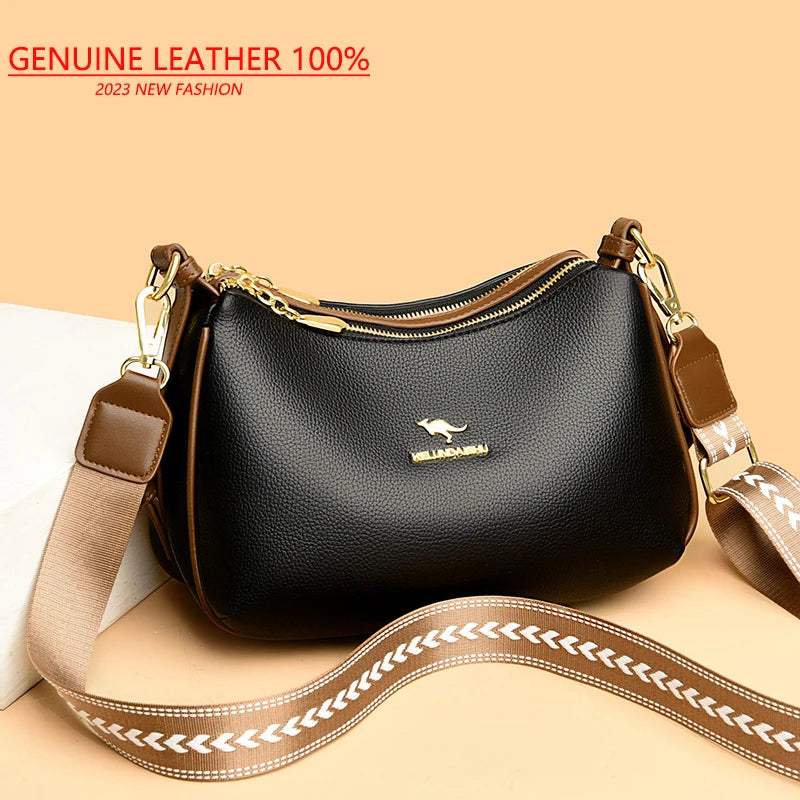 Genuine Leather Women's Crossbody Bags