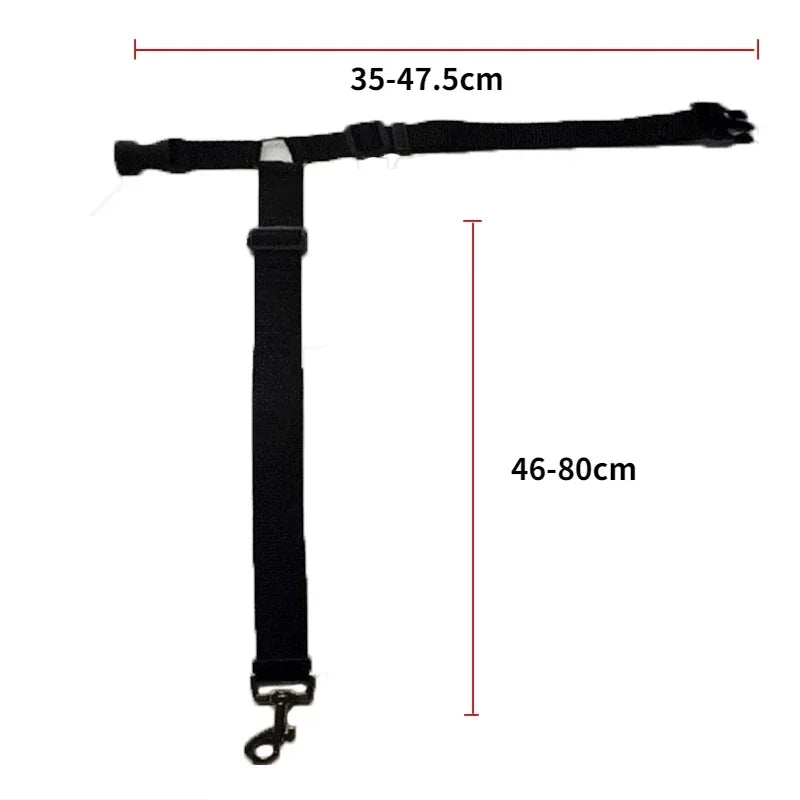 Backseat Safety Belt Adjustable Dogs Harness Collar Pet Accessories