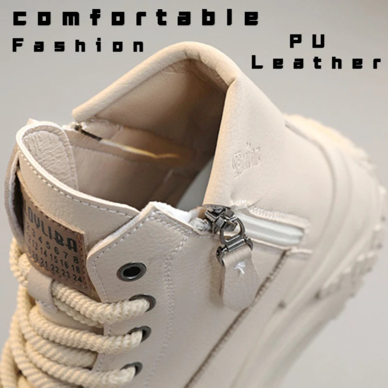 2024 New Women Sneakers Luxury Fashion High Top Women Boots Platform Casual Shoes Outdoor Running Shoes for Women