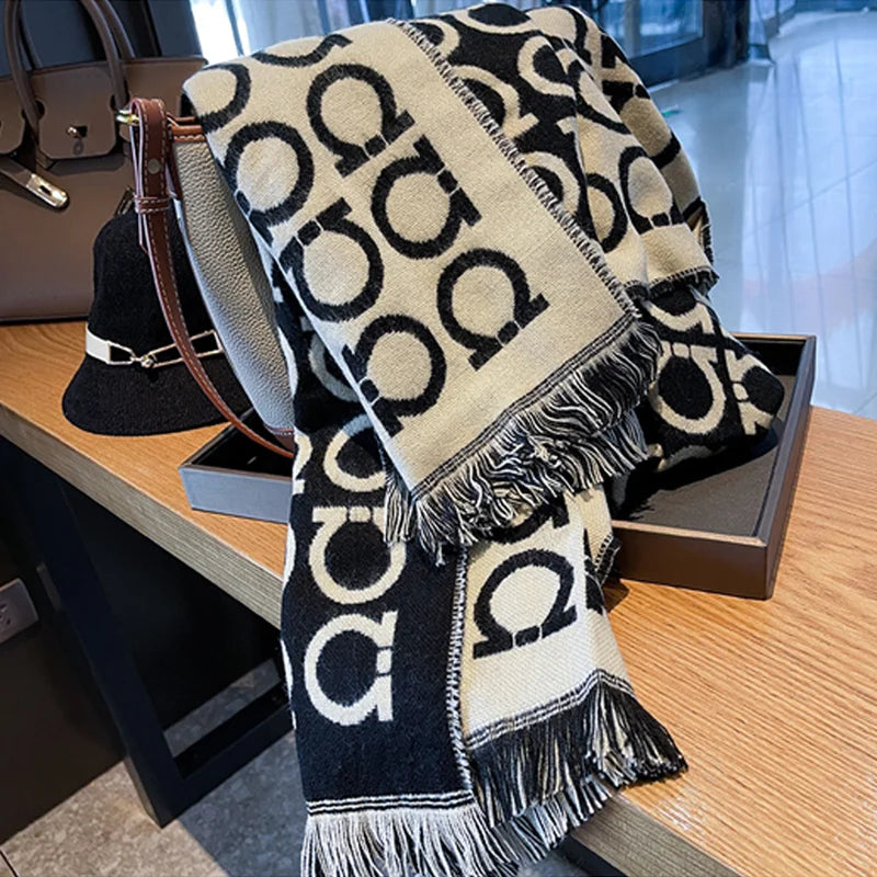 Luxury designer Brand Winter blanket Scarf shawls for Women