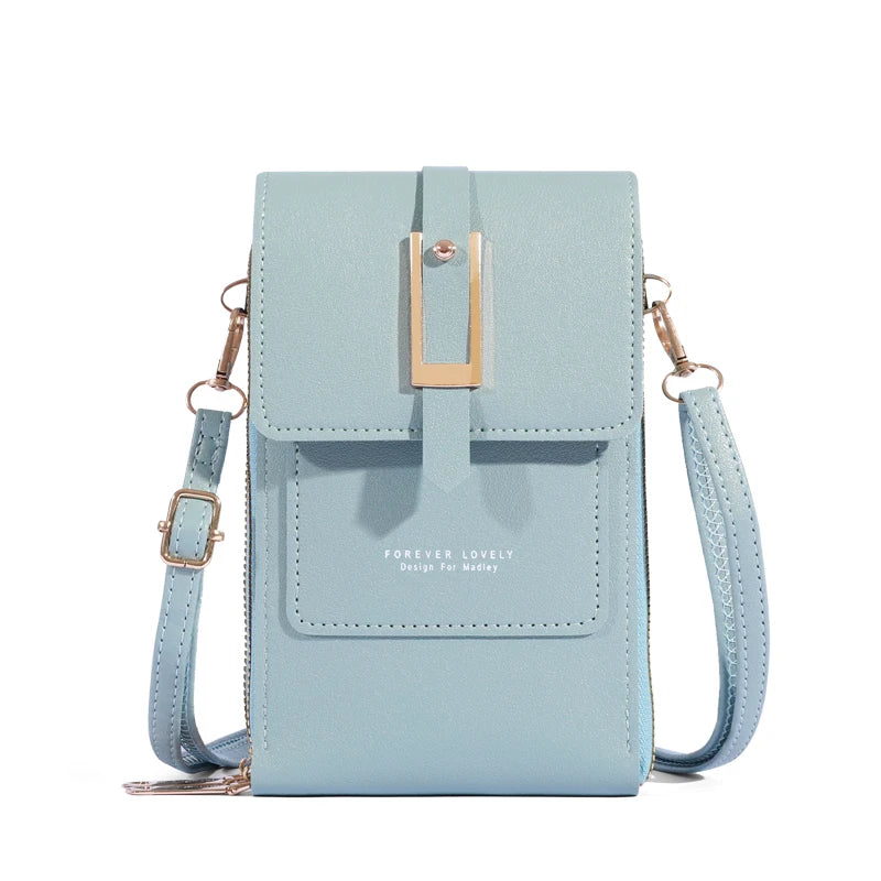 Women's Bag Soft Leather Wallets Cell Phone Purse Fashion Crossbody Shoulder Bags