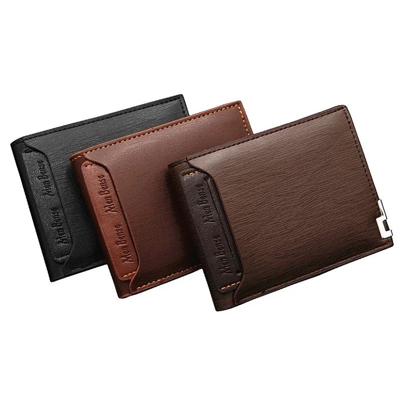 Men's Wallet Purse Short Fashion Money Clip