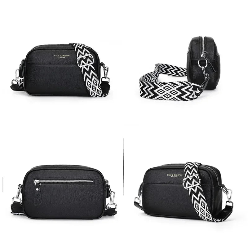 Upgraded Version Genuine Leather Handbags Women's Bag Messenger