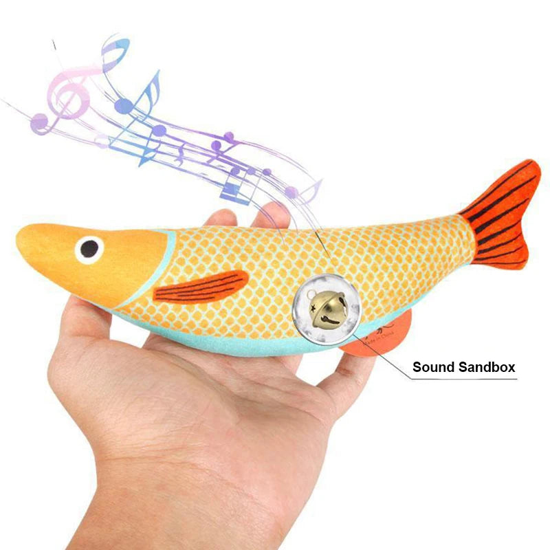 Cat Toy Catnip 3D Simulation Fish Goldfish