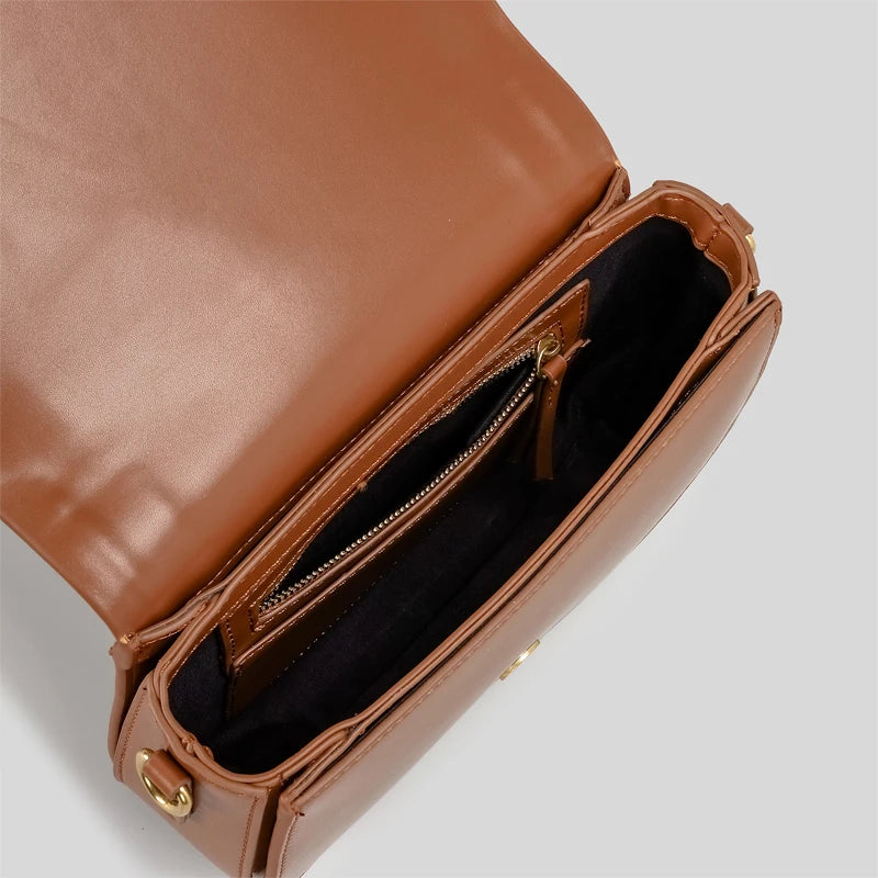 Luxury pu leather crossbody bag trend