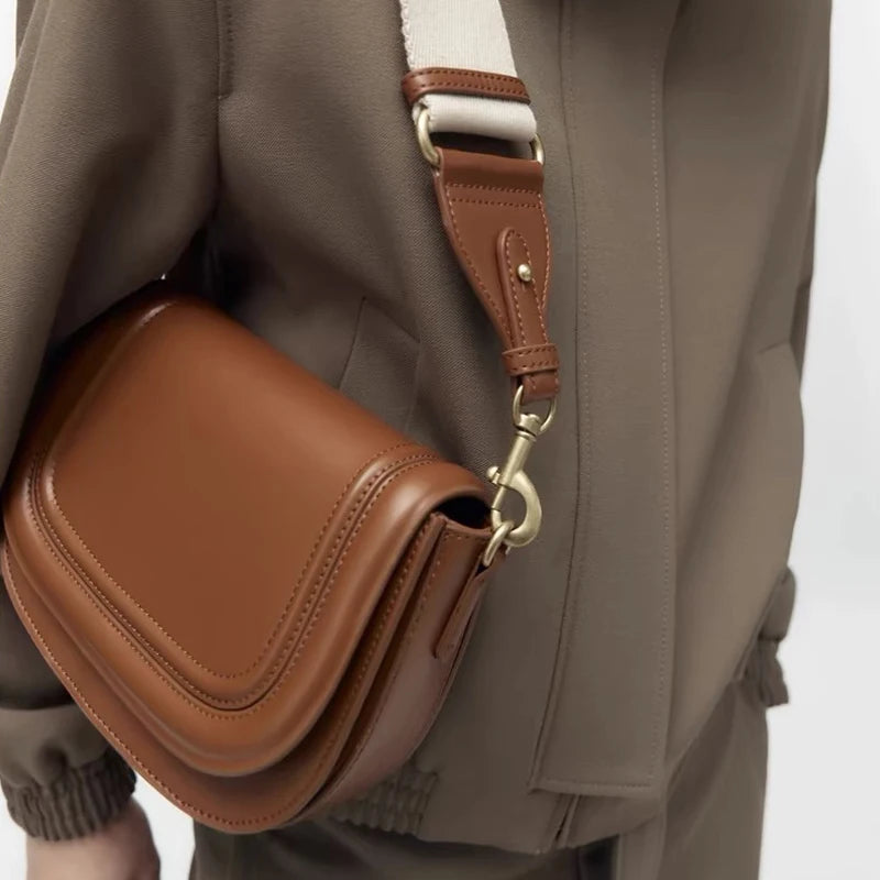Luxury pu leather crossbody bag trend