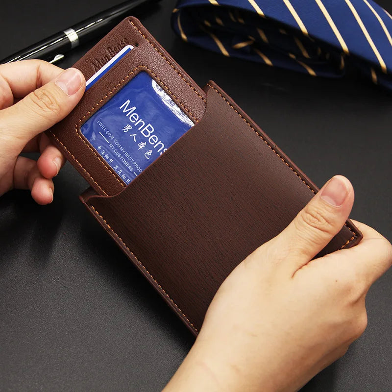 Men's Wallet Purse Short Fashion Money Clip
