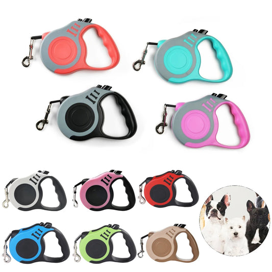 3m 5m Dog Leash Strong Nylon for Small Medium Large Dogs Cats Automatic Retractable Durable