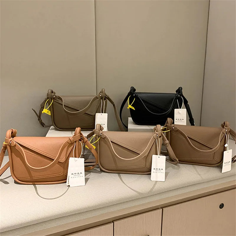 Ladies Cute Crossbody Purses Side Leathe Bags