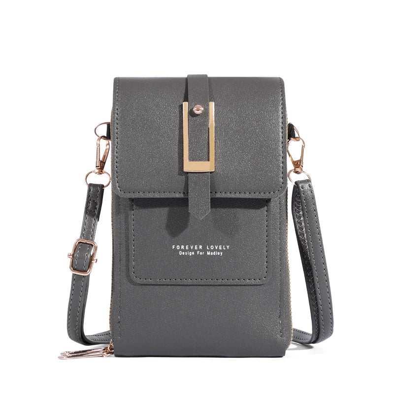 Women's Bag Soft Leather Wallets Cell Phone Purse Fashion Crossbody Shoulder Bags