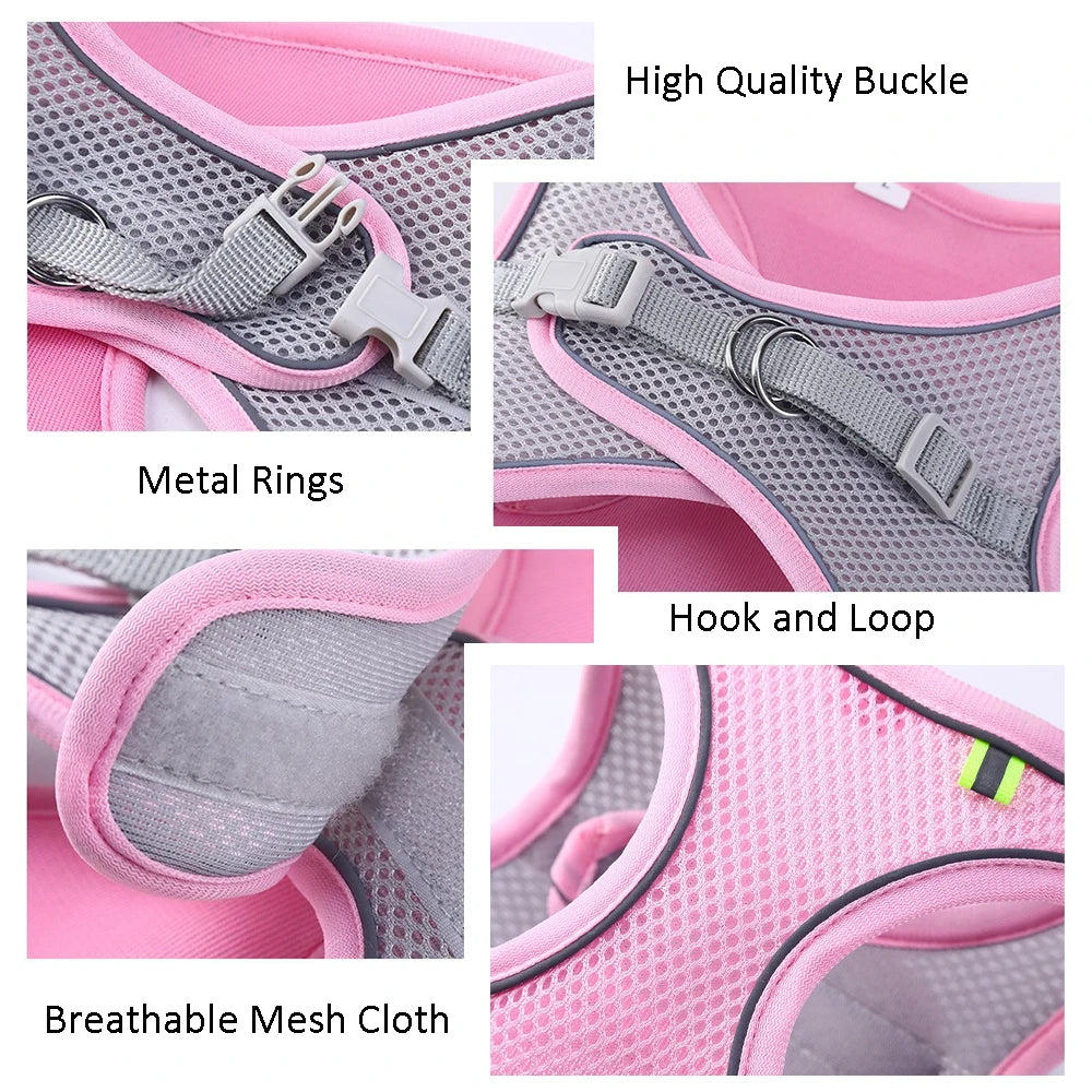 Cat Harness Leash Set Adjustable