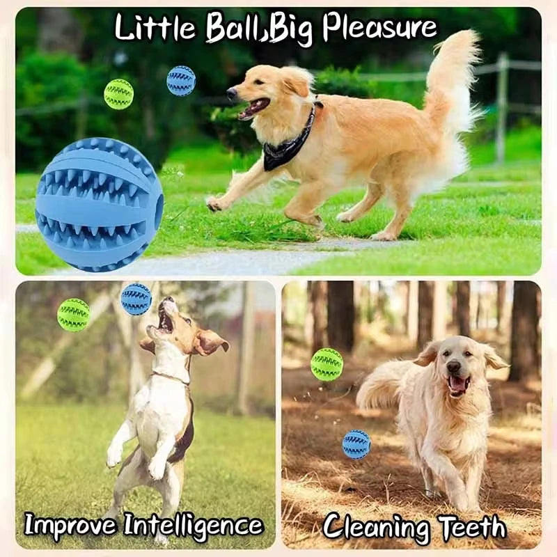Natural Rubber Dog Toys Tooth Cleaning