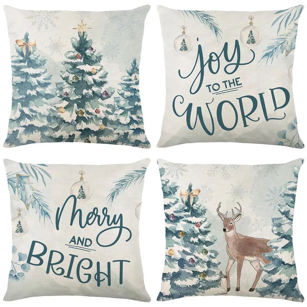 45cm Merry Christmas Cushion cover pillowcase