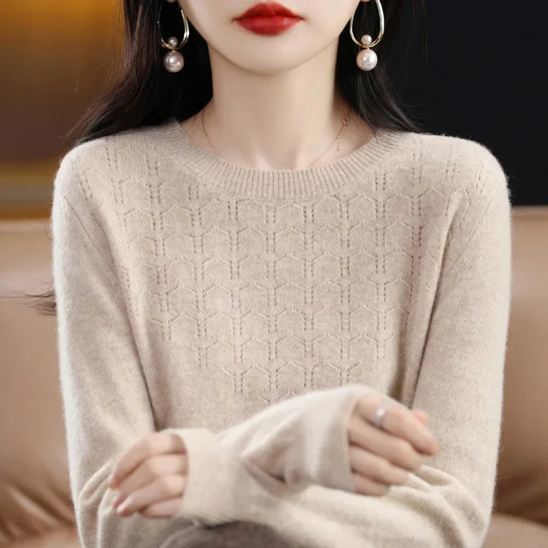 2024 Women Sweaters Autumn Winter Long Sleeve Pullovers Knit wears Warm Pullovers
