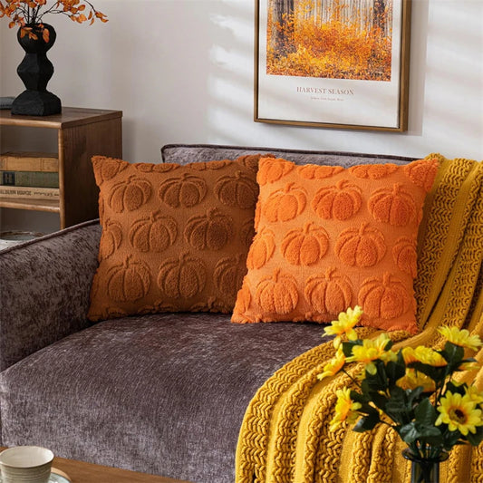 Fall Pillow Covers, Fall Decorations, Autumn Orage Pumpkin, Throw Pillow Cases