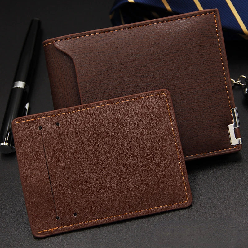 Men's Wallet Purse Short Fashion Money Clip