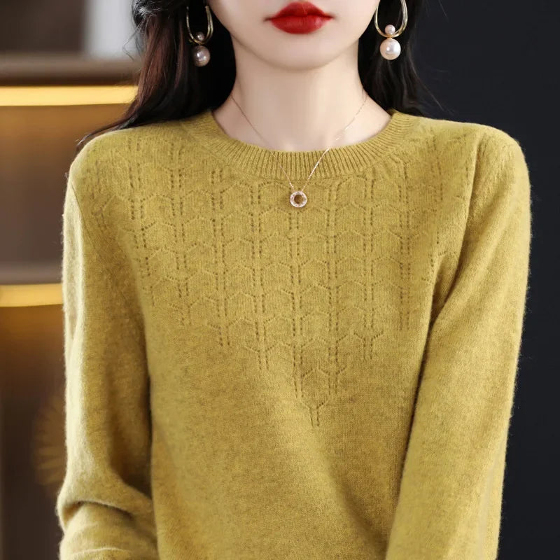 2024 Women Sweaters Autumn Winter Long Sleeve Pullovers Knit wears Warm Pullovers