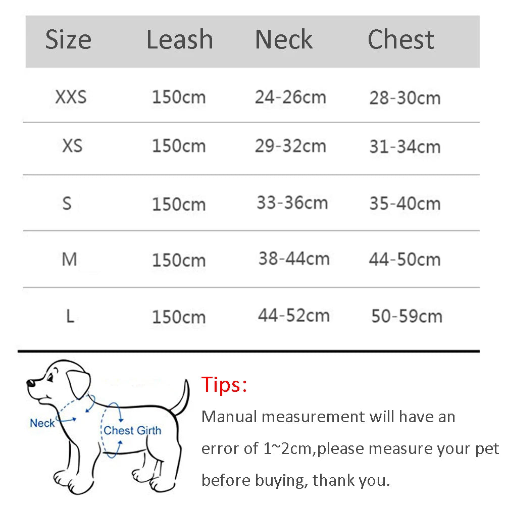 Cat Harness Leash Set Adjustable