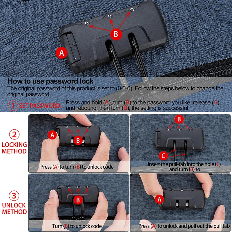 Fashionable Multi Pocket Neutral Backpack, Waterproof, Anti-theft, 14 Inch Computer Backpack, USB And Headphone Reserved Ports