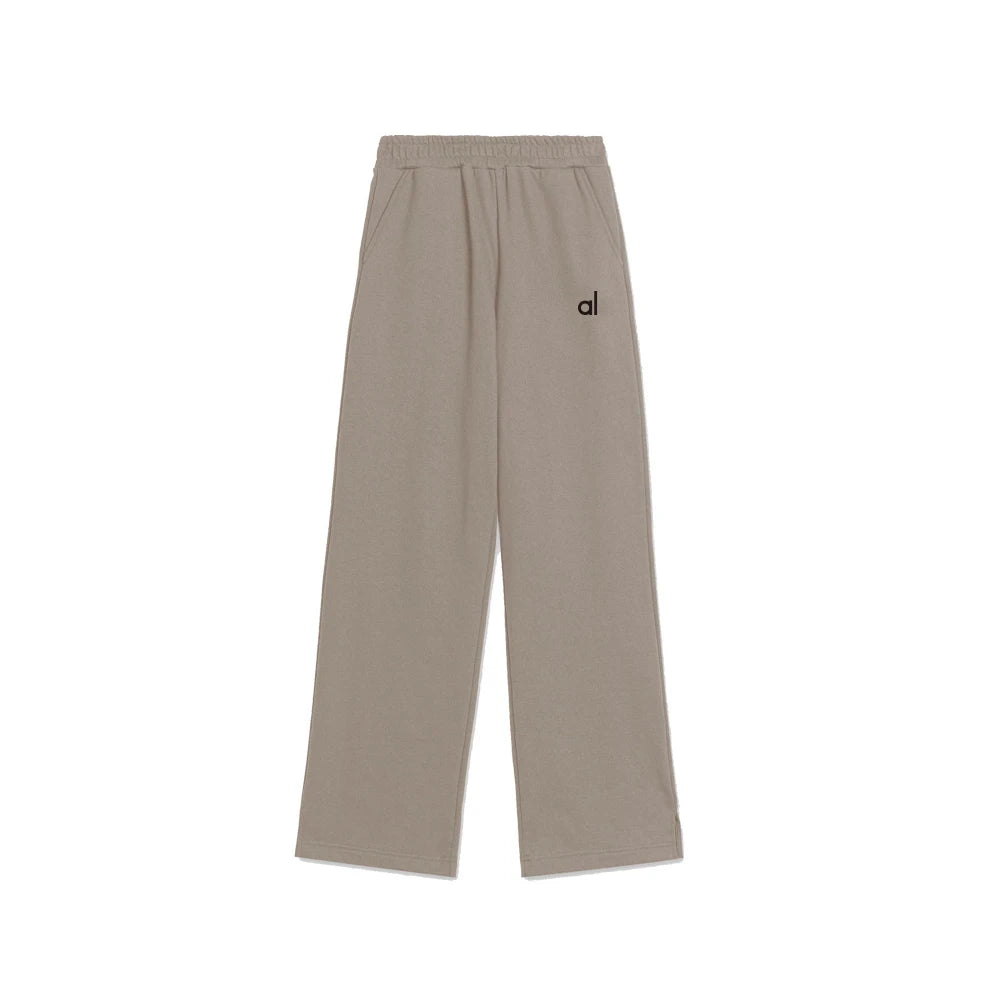 Women Cotton Casual Sports Joggers High Waist Elastic Waistband Loose Fit Track Pants for Gym Running