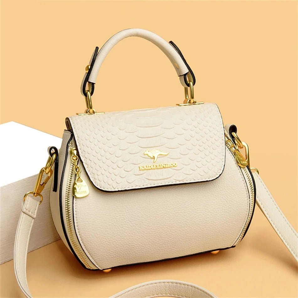 Crocodile Leather Designer Handbag