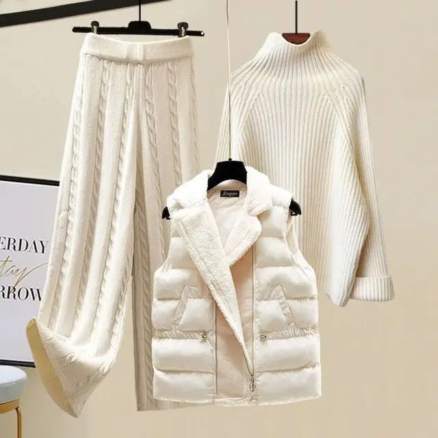 Winter Warm Knitwears Sets For Womens