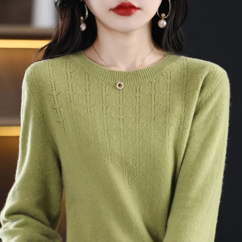 2024 Women Sweaters Autumn Winter Long Sleeve Pullovers Knit wears Warm Pullovers