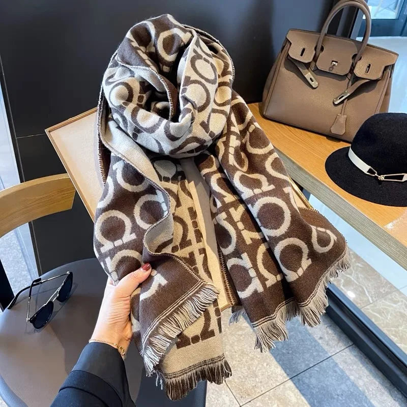 Luxury designer Brand Winter blanket Scarf shawls for Women