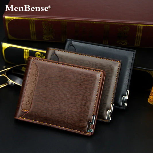 Men's Wallet Purse Short Fashion Money Clip
