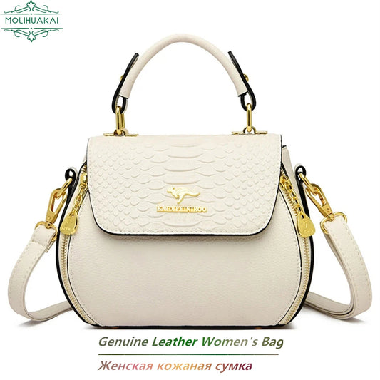 Crocodile Leather Designer Handbag