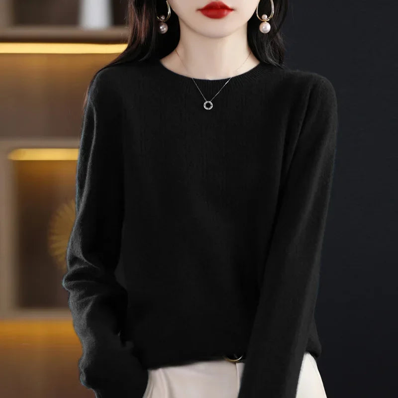 2024 Women Sweaters Autumn Winter Long Sleeve Pullovers Knit wears Warm Pullovers