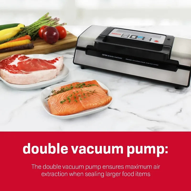 Nesco Deluxe Food VS-12 Vacuum Sealer