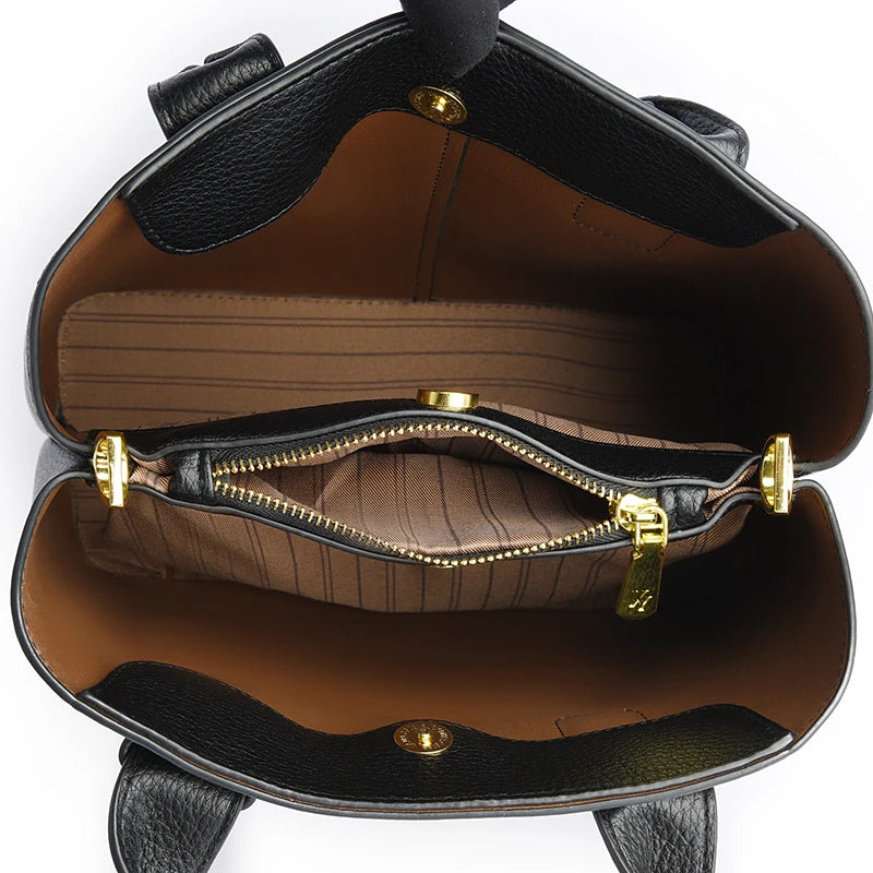 Luxury Designer Handbag Pure Color Big Capacity