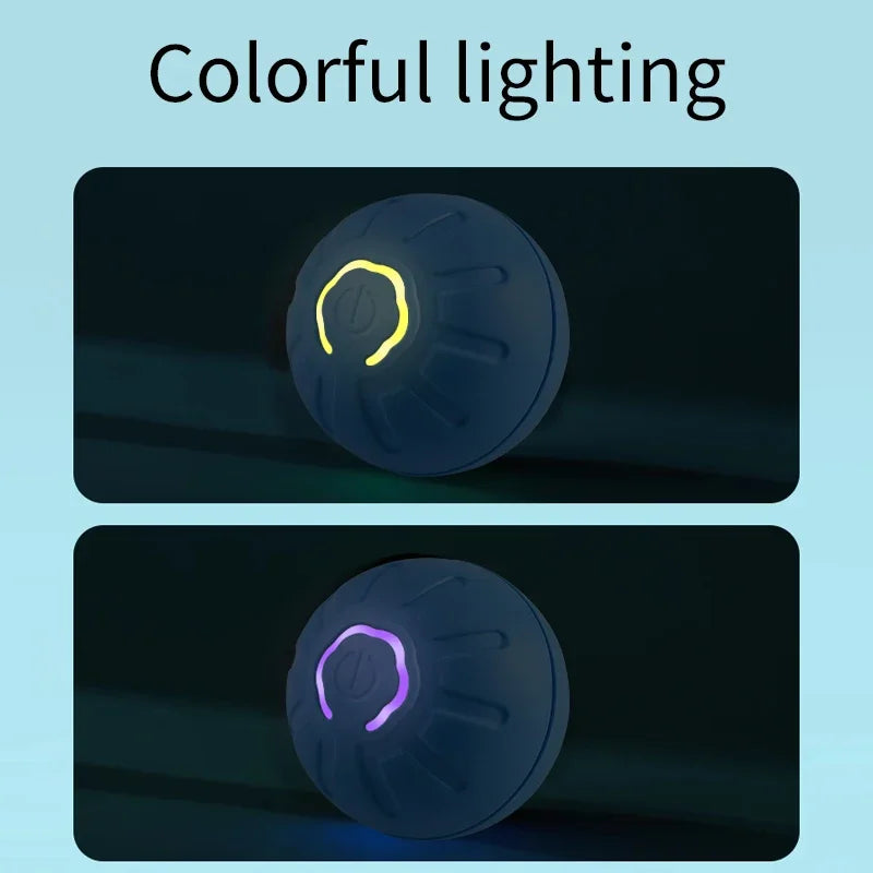 Smart Dog Toy Ball Electronic Interactive Pet Toy Moving Ball USB Automatic Moving Bouncing