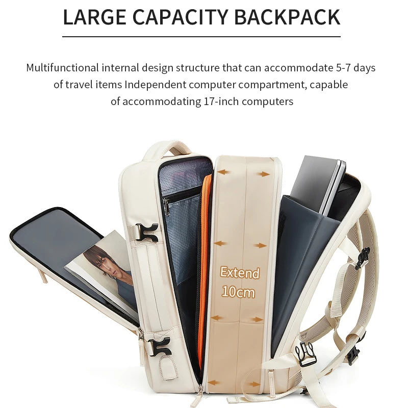 Business Laptop Backpacks USB Charging Waterproof