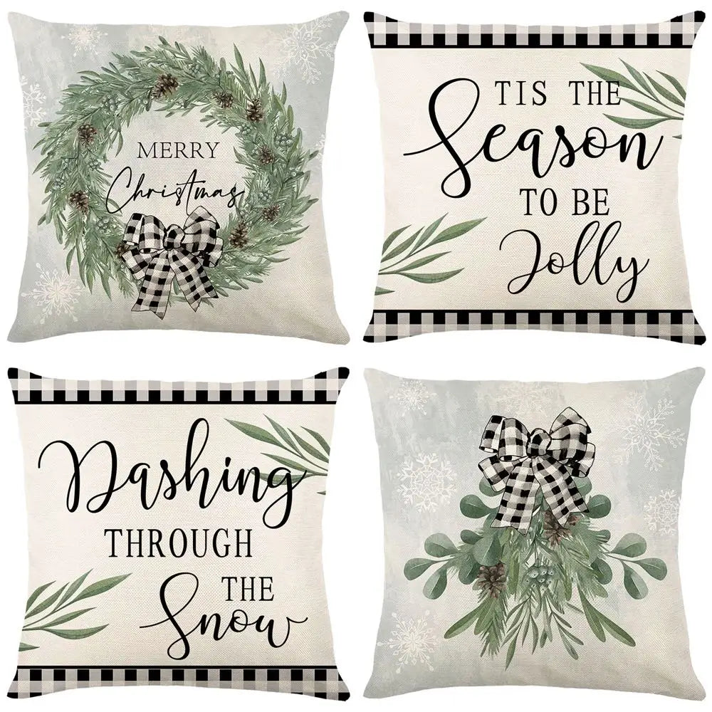 45cm Merry Christmas Cushion cover pillowcase