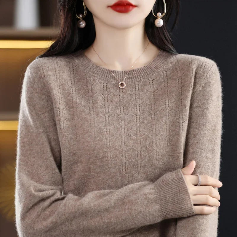 2024 Women Sweaters Autumn Winter Long Sleeve Pullovers Knit wears Warm Pullovers