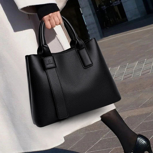 Luxury Designer Handbag Pure Color Big Capacity
