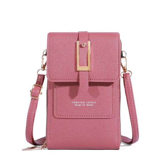 Women's Bag Soft Leather Wallets Cell Phone Purse Fashion Crossbody Shoulder Bags