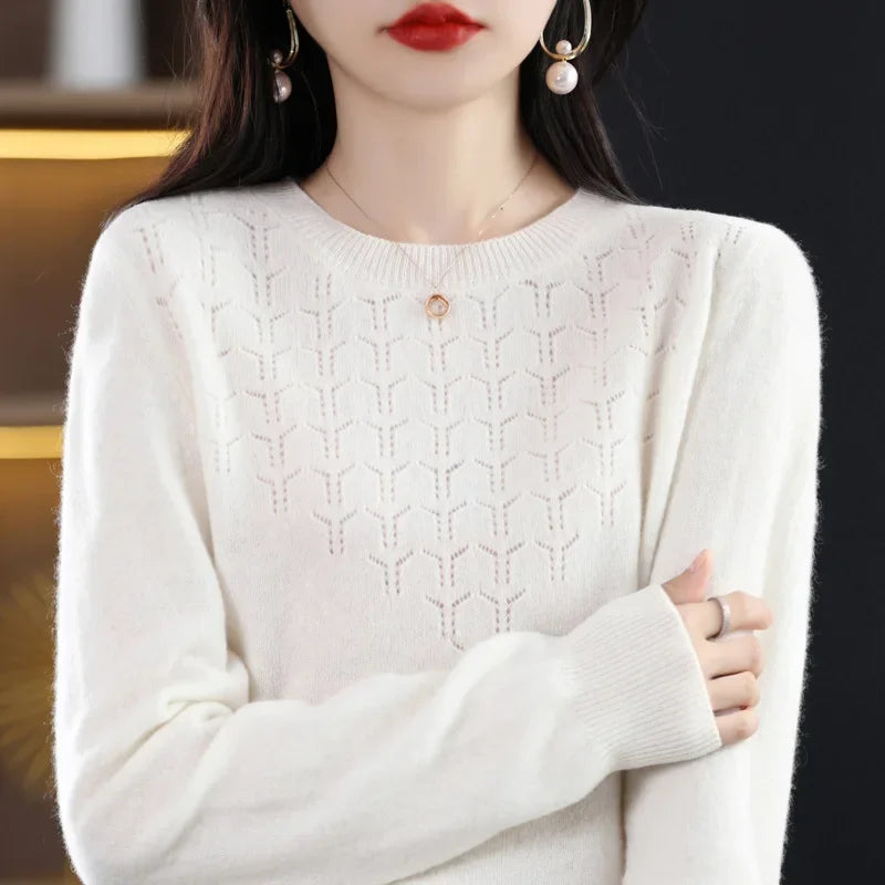 2024 Women Sweaters Autumn Winter Long Sleeve Pullovers Knit wears Warm Pullovers