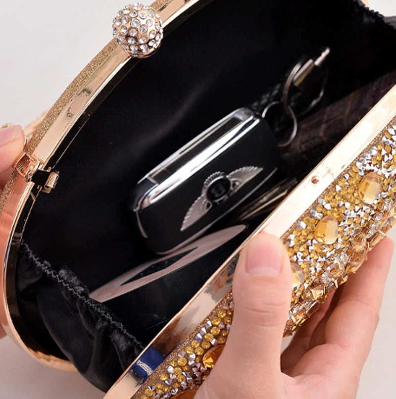 Crystals Party Purses Diamond Designer Crossbody Handbags