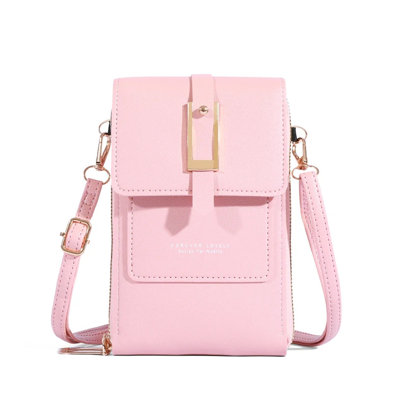 Women's Bag Soft Leather Wallets Cell Phone Purse Fashion Crossbody Shoulder Bags