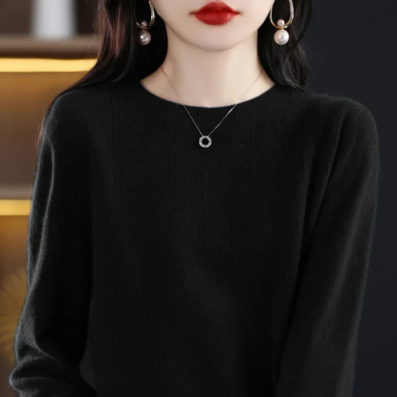 2024 Women Sweaters Autumn Winter Long Sleeve Pullovers Knit wears Warm Pullovers