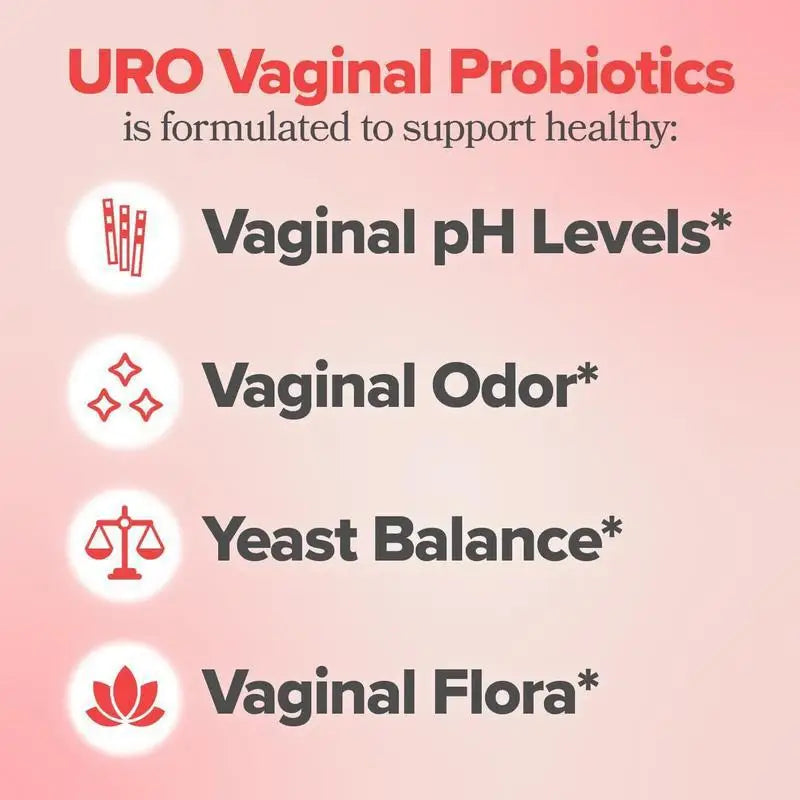 Vaginal Probiotics Vitamin for Women pH Balance - Women's Vaginal Health Supplement for Vaginal Odor & Vaginal Flora, 60 Capsule
