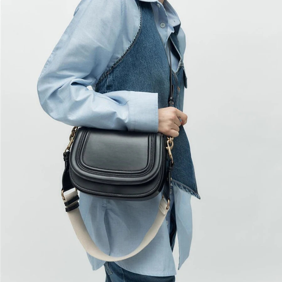 Luxury pu leather crossbody bag trend