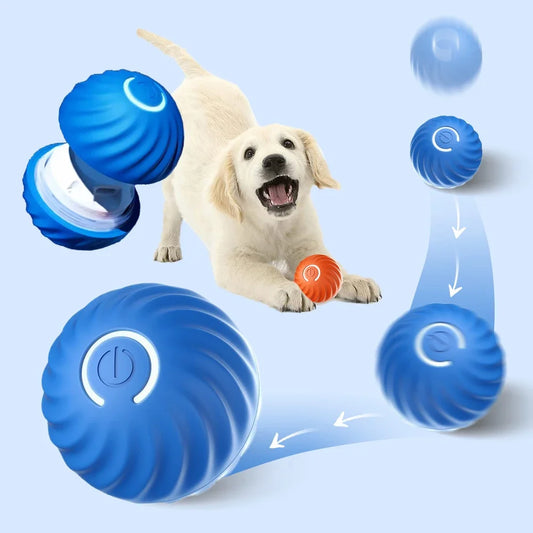 Pet Toy Ball Electric Interactive Game Gravity Sensor Smart Jumping Rolling Ball Automatic