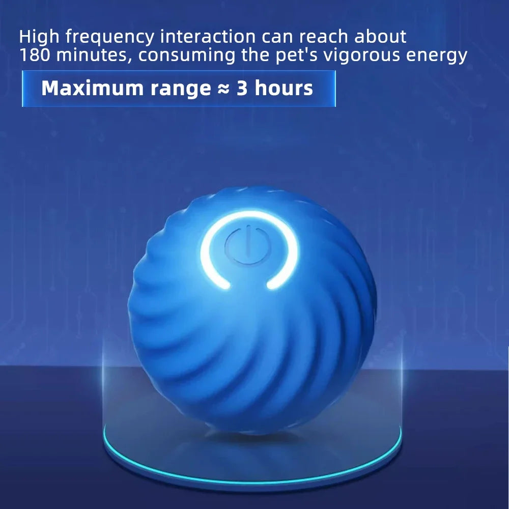 Pet Toy Ball Electric Interactive Game Gravity Sensor Smart Jumping Rolling Ball Automatic