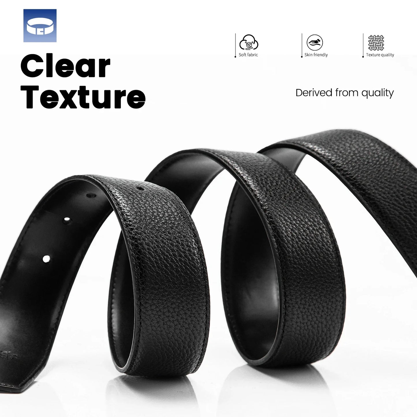 CHCH Leather Belts Brand Cowskin Belt Top Quality , Belt Luxury Designer Leather Belts Metal Buckle , belts 3.8CM