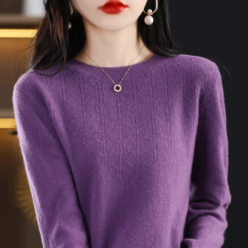 2024 Women Sweaters Autumn Winter Long Sleeve Pullovers Knit wears Warm Pullovers
